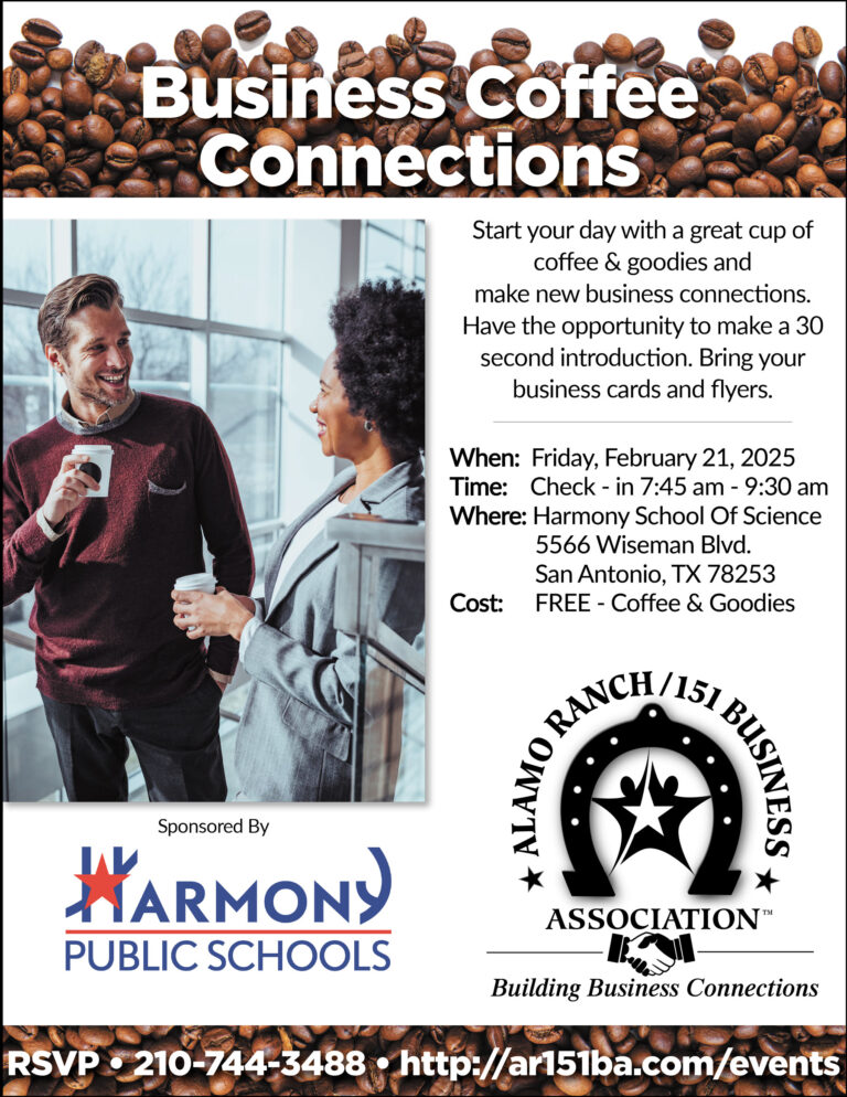 Breakfast Networking Alamo Ranch 151 Business Association February 2025