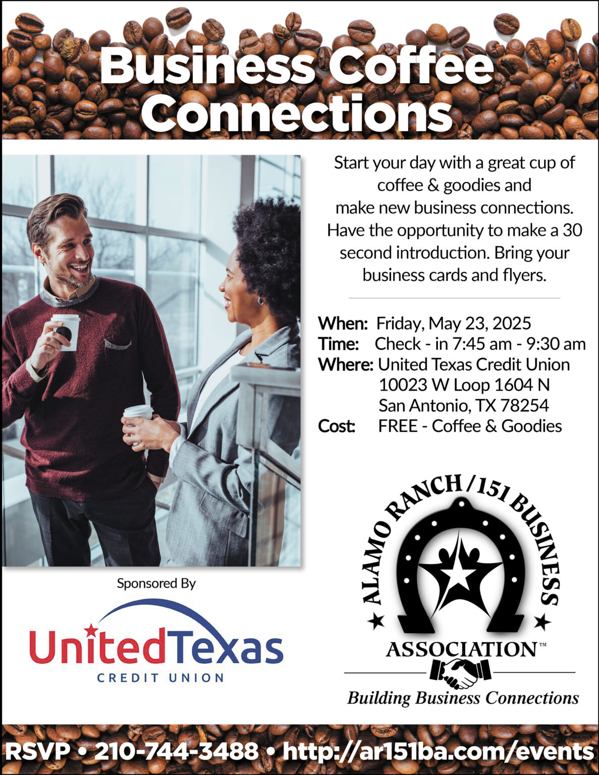 Alamo Ranch 151 Business Association Coffee Connections May 2025
